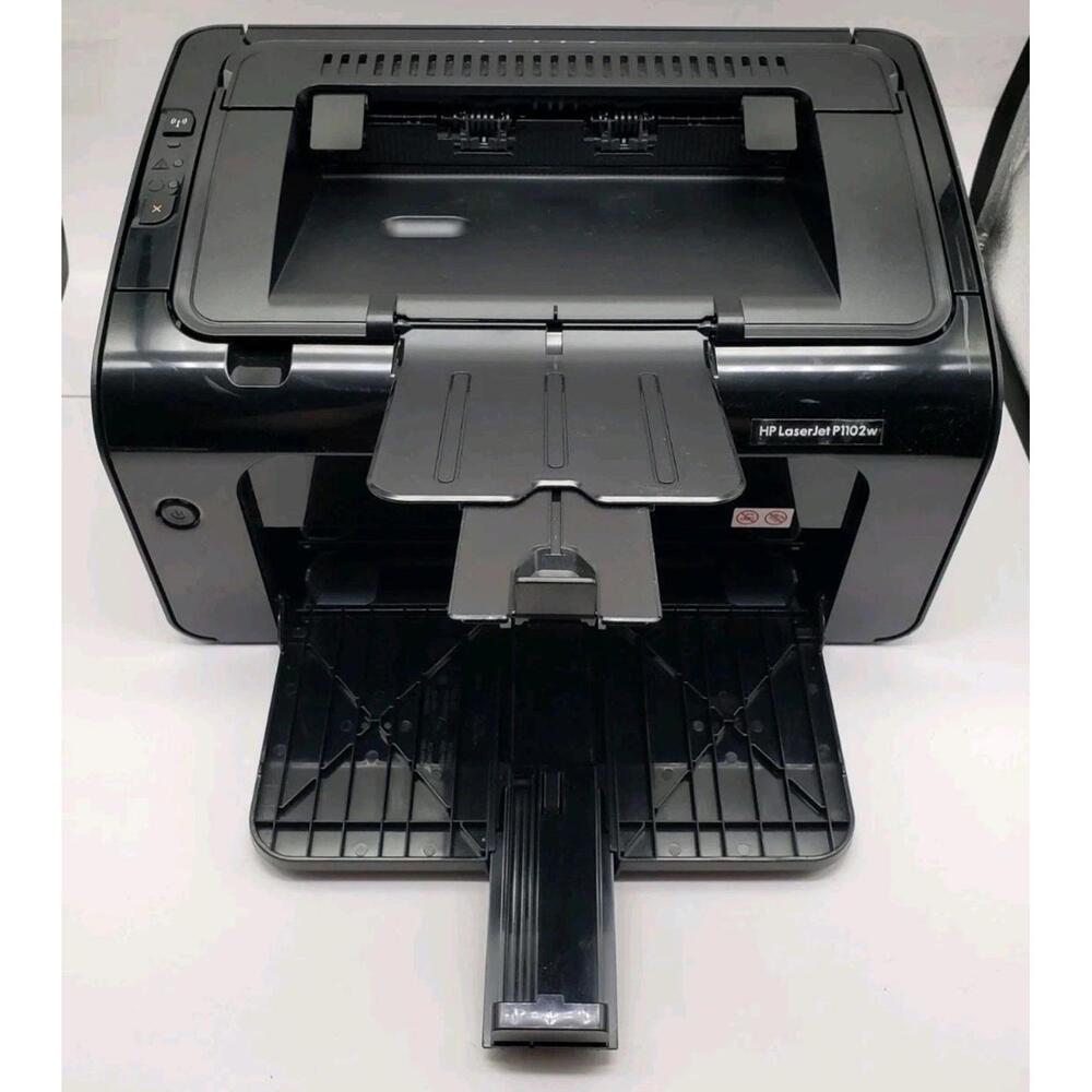 HP LaserJet Pro P1102W Monochrome Laser Printer WiFi w/ Power Cable - Black